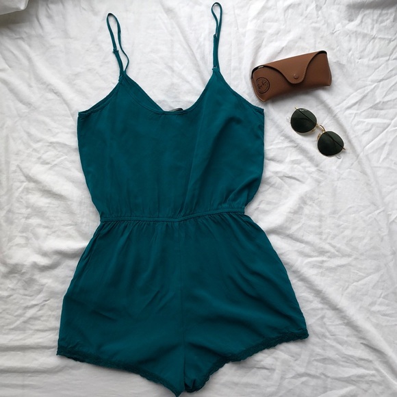 Turquoise Romper - Picture 3 of 4